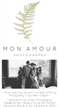 Mobile Screenshot of mon-amour-photography.com
